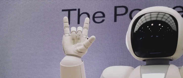 Robot humanoide en la Cuarta Revolución Industrial.